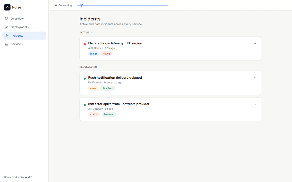 Incident Tracking